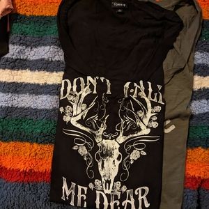 Torrid used size 3 t shirts